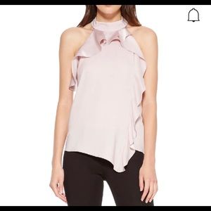 ParkerNY ruffle halter top, rosemist